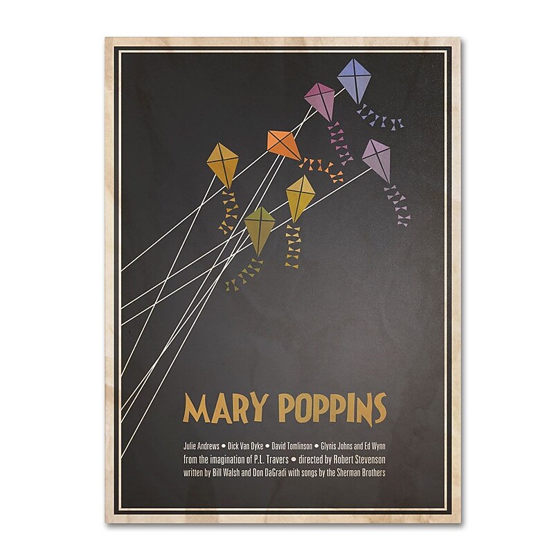 Trademark Fine Art 'Mary Poppins' 16" x 24" Canvas Art image 1