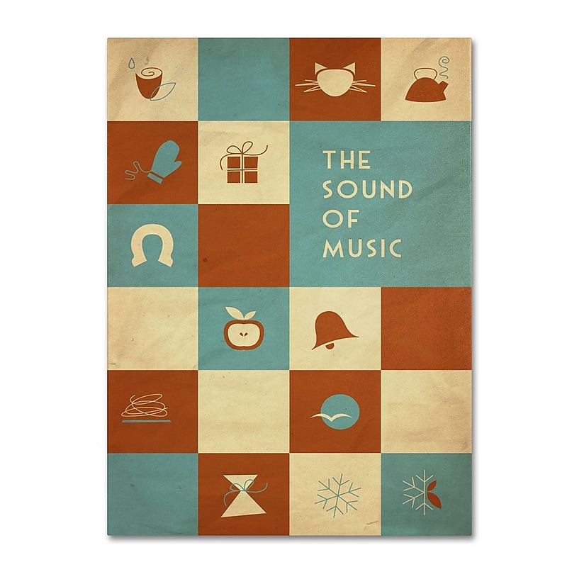 Trademark Fine Art 'The Sound of Music' 16" x 24" Canvas Art image 1