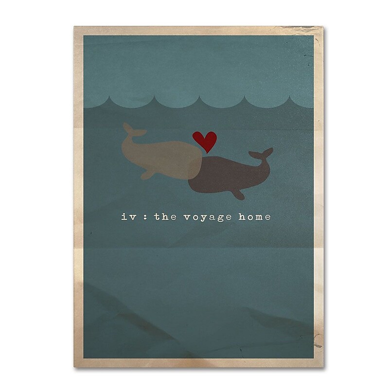 Trademark Fine Art 'The Voyage Home' 22" x 32" Canvas Art image 1