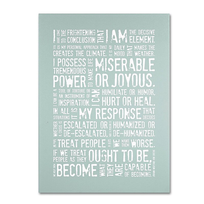 Trademark Fine Art 'Decisive Elements I' 18" x 24" Canvas Art image 1