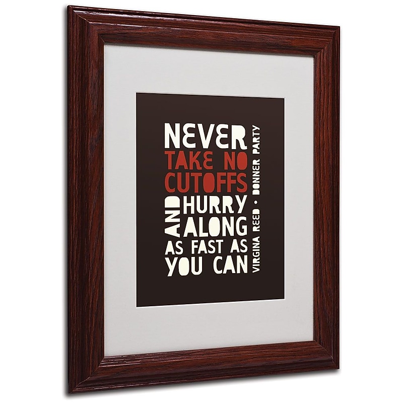 Trademark Fine Art 'Donner Party II' 11" x 14" Wood Frame Art image 1