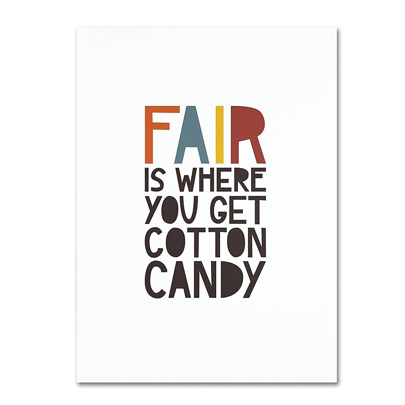 Trademark Fine Art 'Fair IV' 18" x 24" Canvas Art image 1