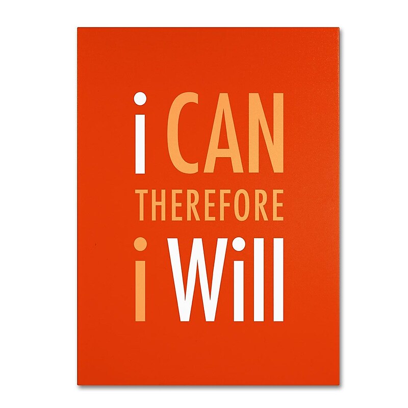Trademark Fine Art 'I Will III' 18" x 24" Canvas Art image 1