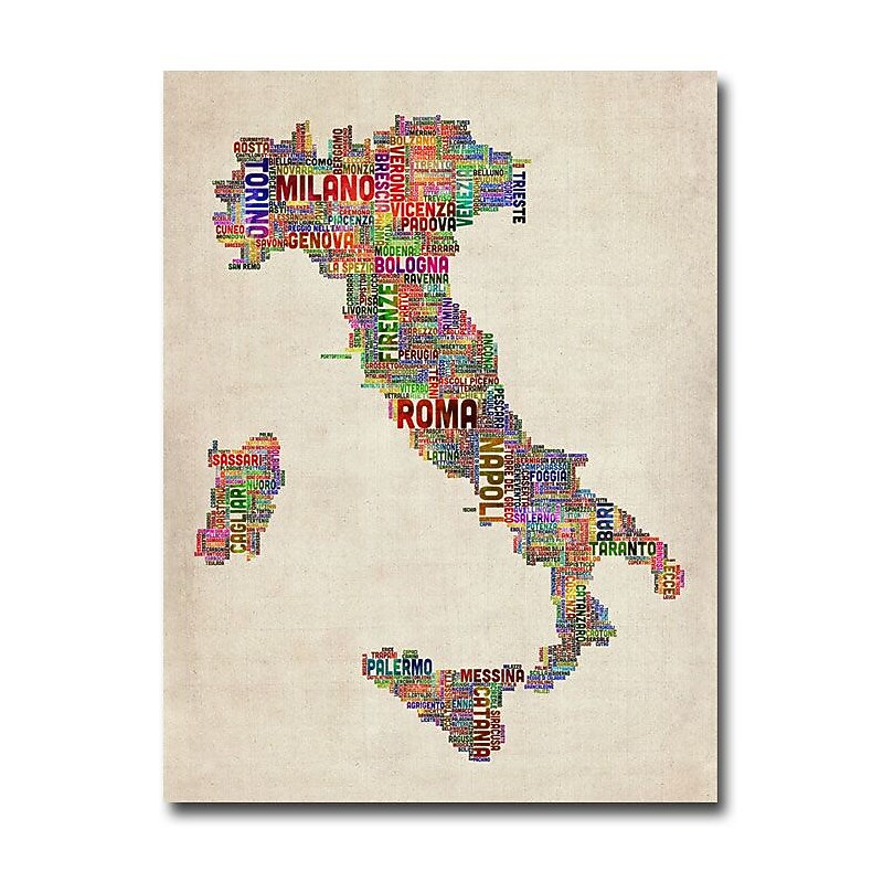 Trademark Fine Art 'Italy II' 35" x 47" Canvas Art image 1