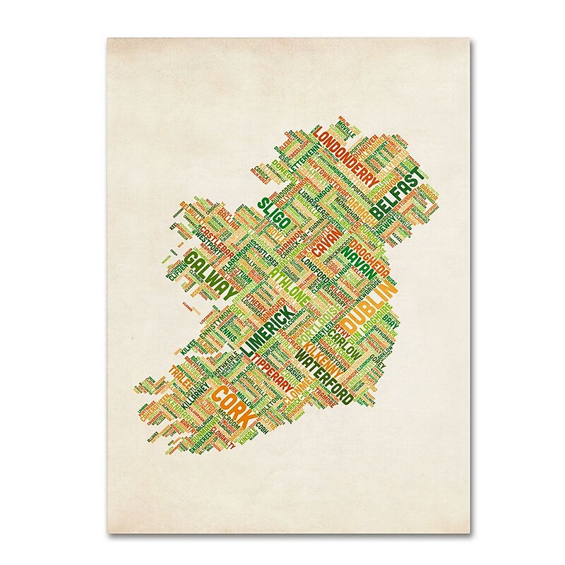 Trademark Fine Art 'Ireland I' 16" x 24" Canvas Art image 1