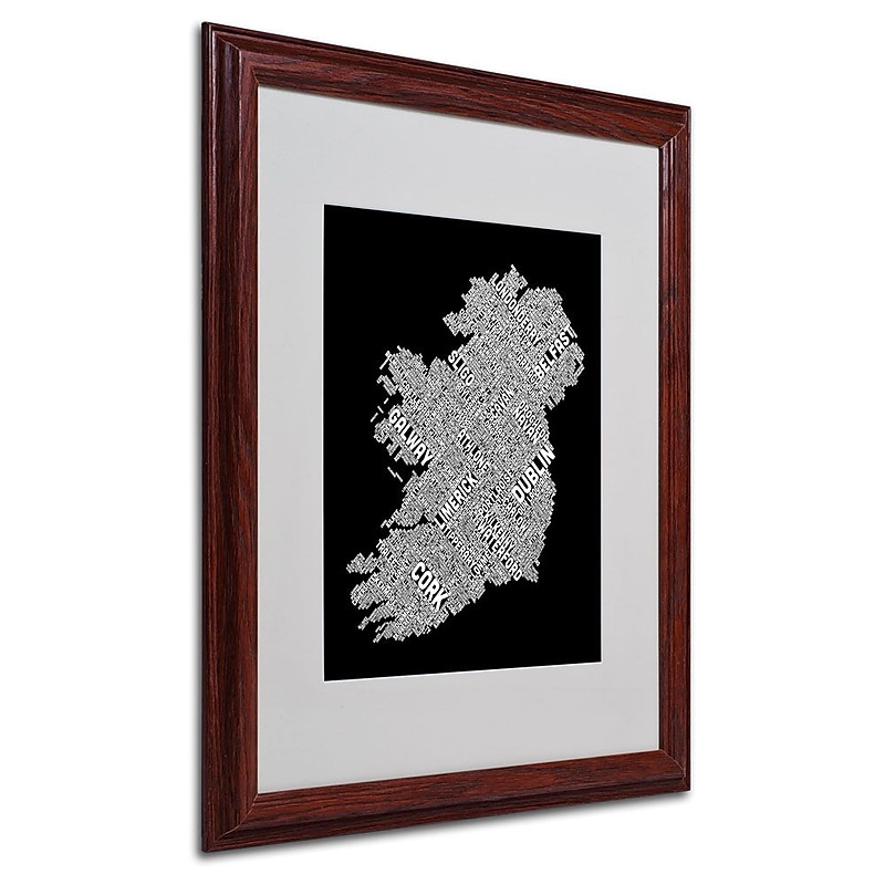 Trademark Fine Art 'Ireland VIII' 16" x 20" Wood Frame Art image 1