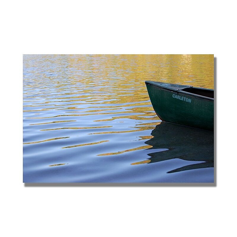 Trademark Fine Art 'The Adirondack Lake' 16" x 24" Canvas Art image 1