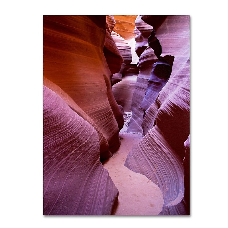 Trademark Fine Art 'Antelope Canyon 2' 16" x 24" Canvas Art image 1