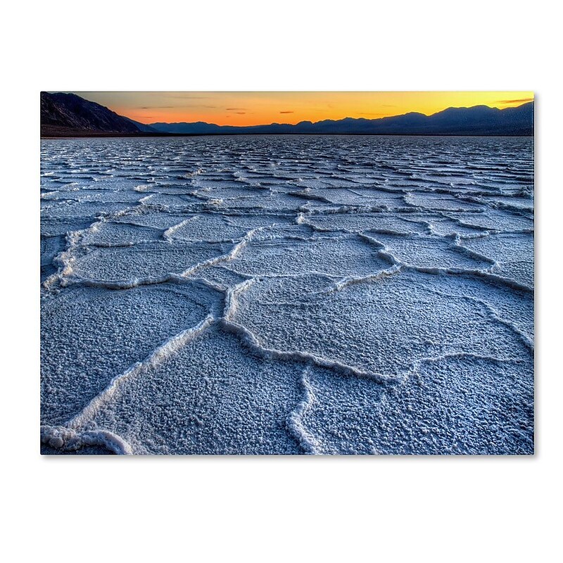 Trademark Fine Art 'Badwater' 30" x 47" Canvas Art image 1