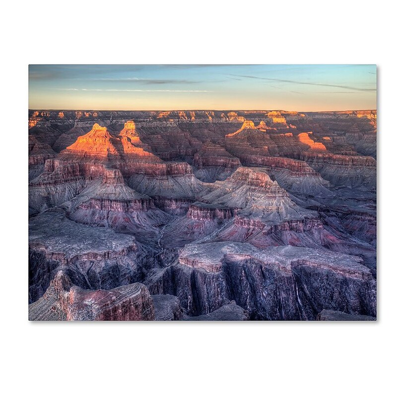 Trademark Fine Art 'Grand Canyon Sunset' 14" x 19" Canvas Art image 1