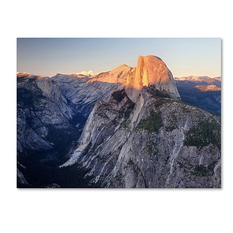 Trademark Fine Art 'Half Dome Yosemite' 14" x 19" Canvas Art image 1