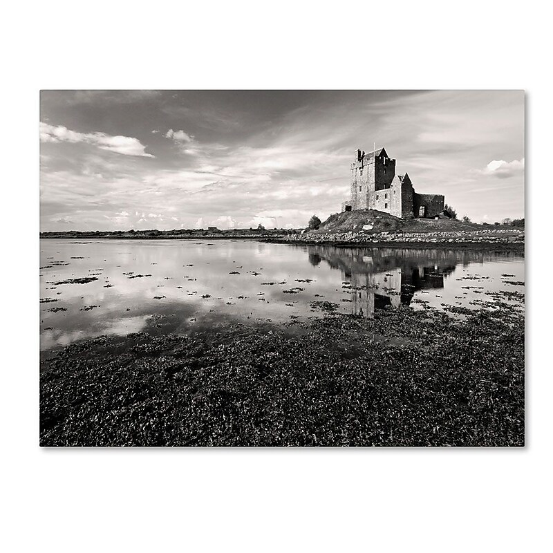 Trademark Fine Art 'Irish Castle' 16" x 24" Canvas Art image 1