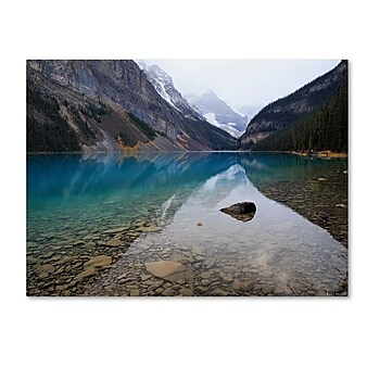 Trademark Fine Art 'Lake Louise' 16" x 24" Canvas Art