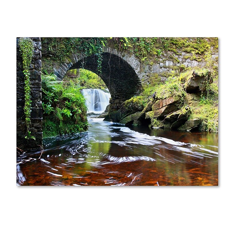 Trademark Fine Art 'Lush River' 30" x 47" Canvas Art image 1