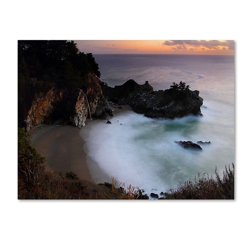 Trademark Fine Art 'Mc Way Falls' 16" x 24" Canvas Art image 1