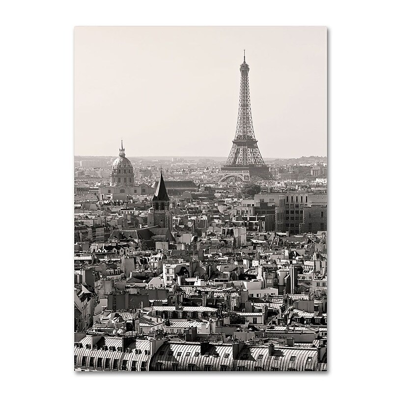 Trademark Fine Art 'Paris' 22" x 32" Canvas Art image 1