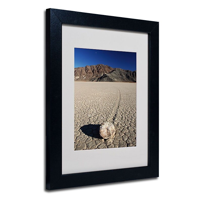 Trademark Fine Art 'Race Track' 11" x 14" Black Frame Art image 1