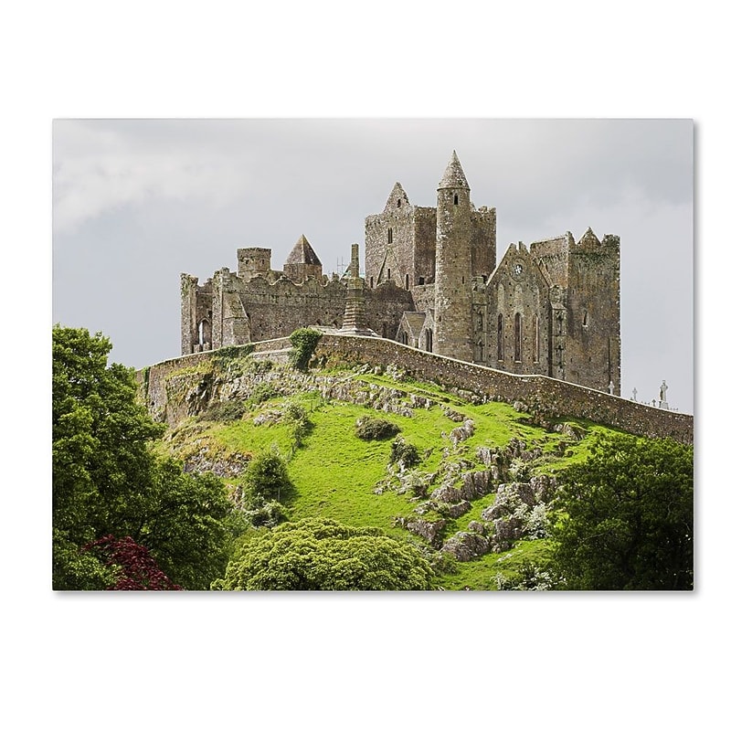 Trademark Fine Art 'Rock of Cashel Ireland' 30" x 47" Canvas Art image 1