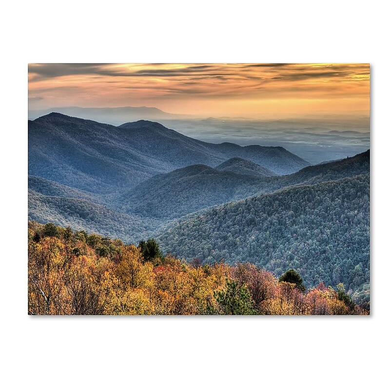 Trademark Fine Art 'Shenandoah Autumn' 22" x 32" Canvas Art image 1
