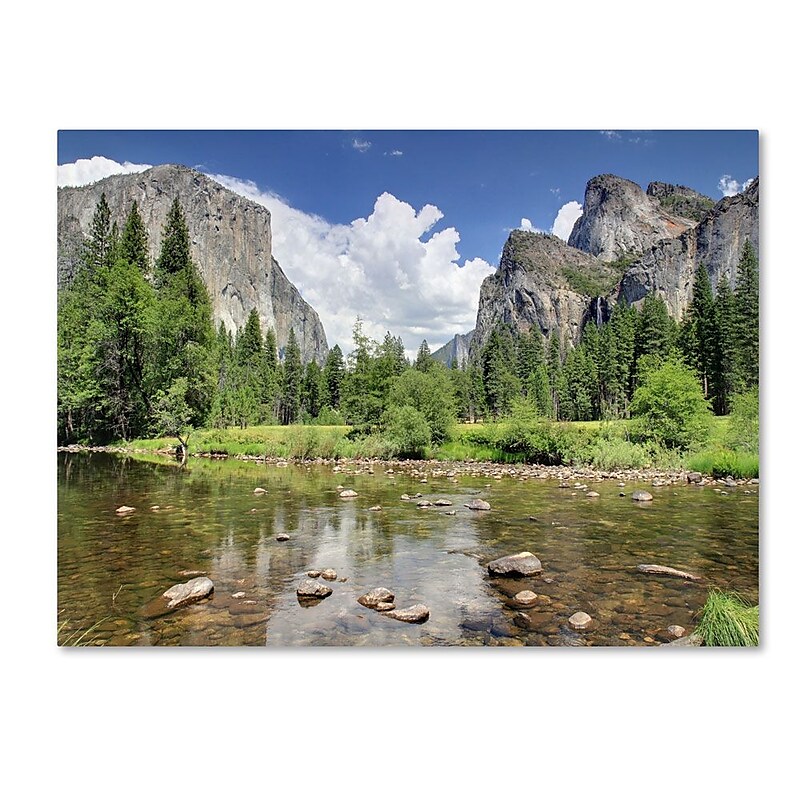 Trademark Fine Art 'Yosemite' 22" x 32" Canvas Art image 1