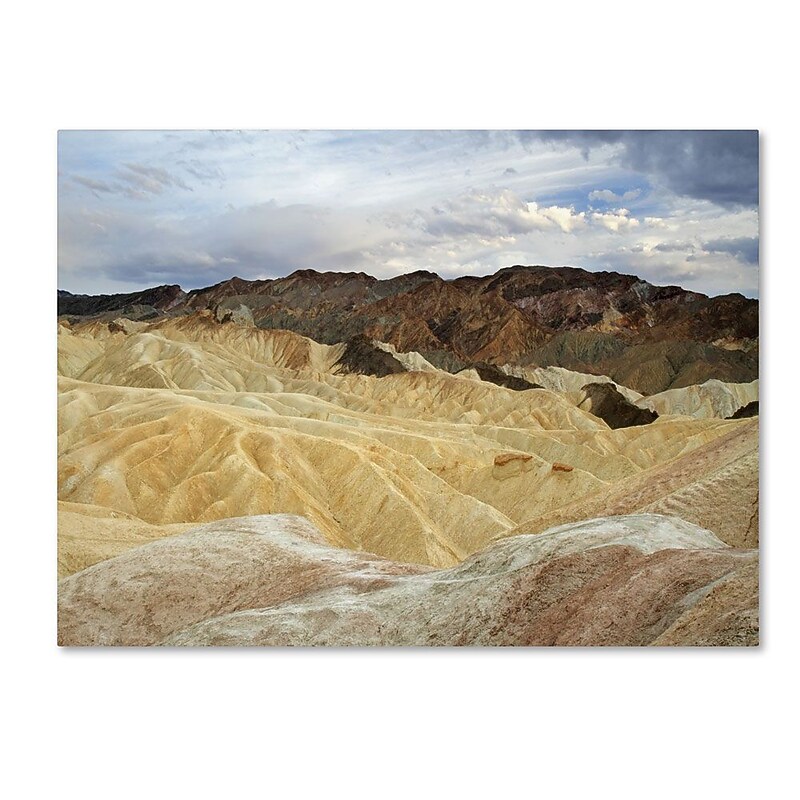 Trademark Fine Art 'Zabriskie Point 2' 30" x 47" Canvas Art image 1