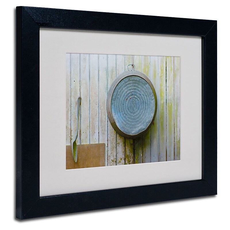 Trademark Fine Art 'Positively Primitive' 11" x 14" Black Frame Art image 1
