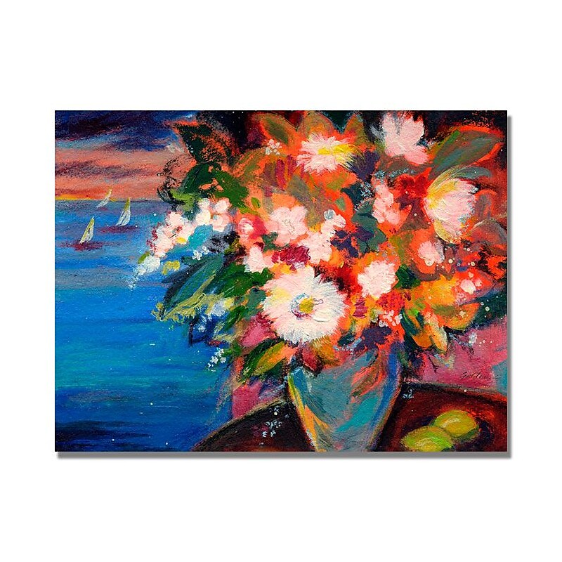 Trademark Fine Art 'By the Water' 18" x 24" Canvas Art image 1