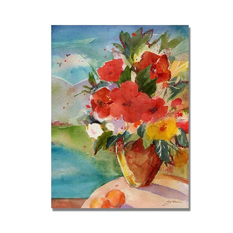 Trademark Fine Art 'Scenic Bouquet' 16" x 24" Canvas Art image 1