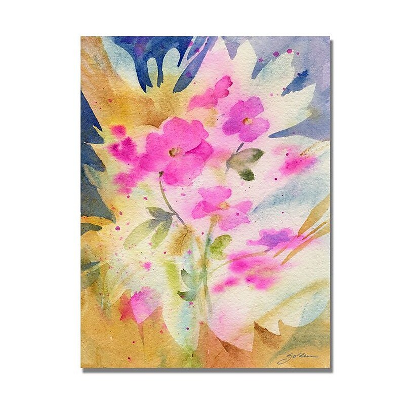 Trademark Fine Art 'Vinca Shadows' 35" x 47" Canvas Art image 1