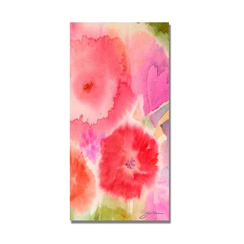 Trademark Fine Art 'Woodflowers III' 16" x 32" Canvas Art image 1