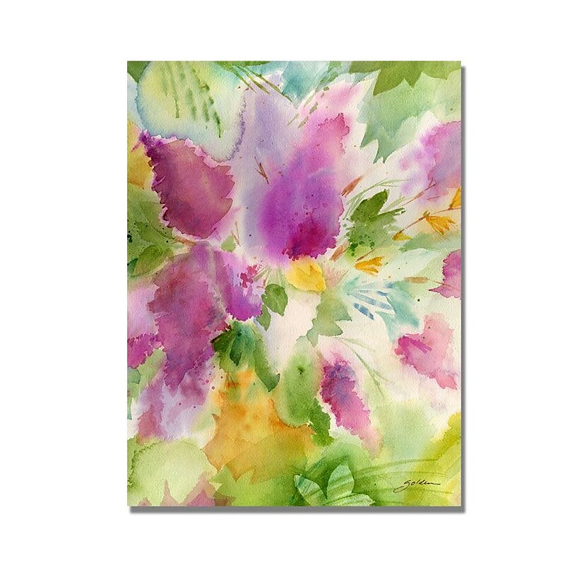 Trademark Fine Art 'Lilacs' 24" x 32" Canvas Art image 1