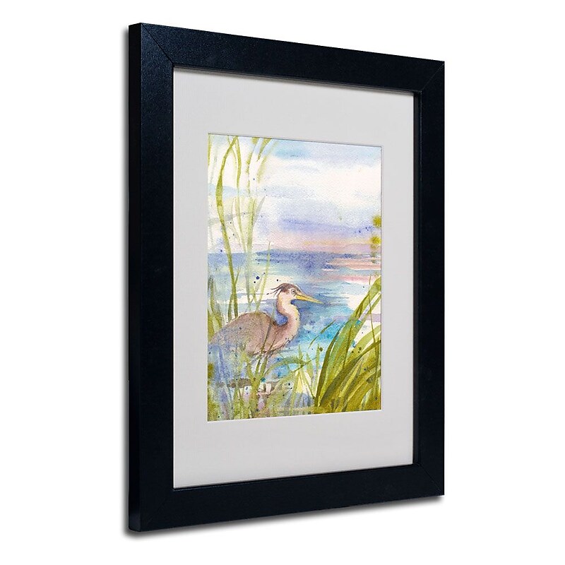 Trademark Fine Art 'Reflection' 11" x 14" Black Frame Art image 1