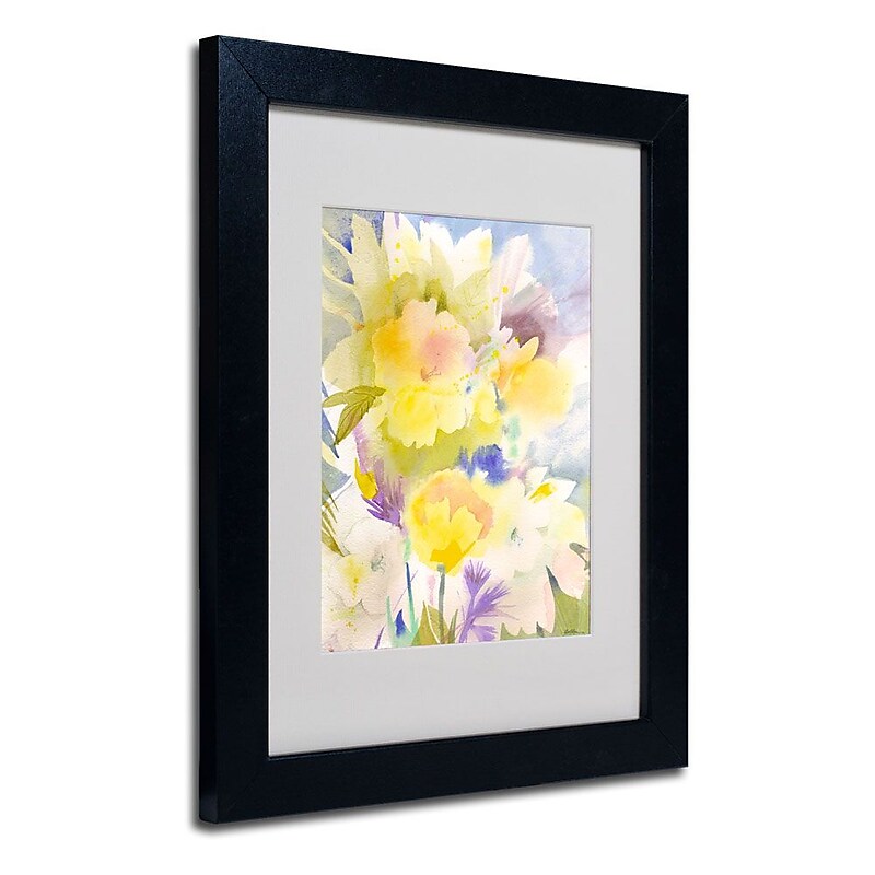 Trademark Fine Art 'Summer' 11" x 14" Black Frame Art image 1