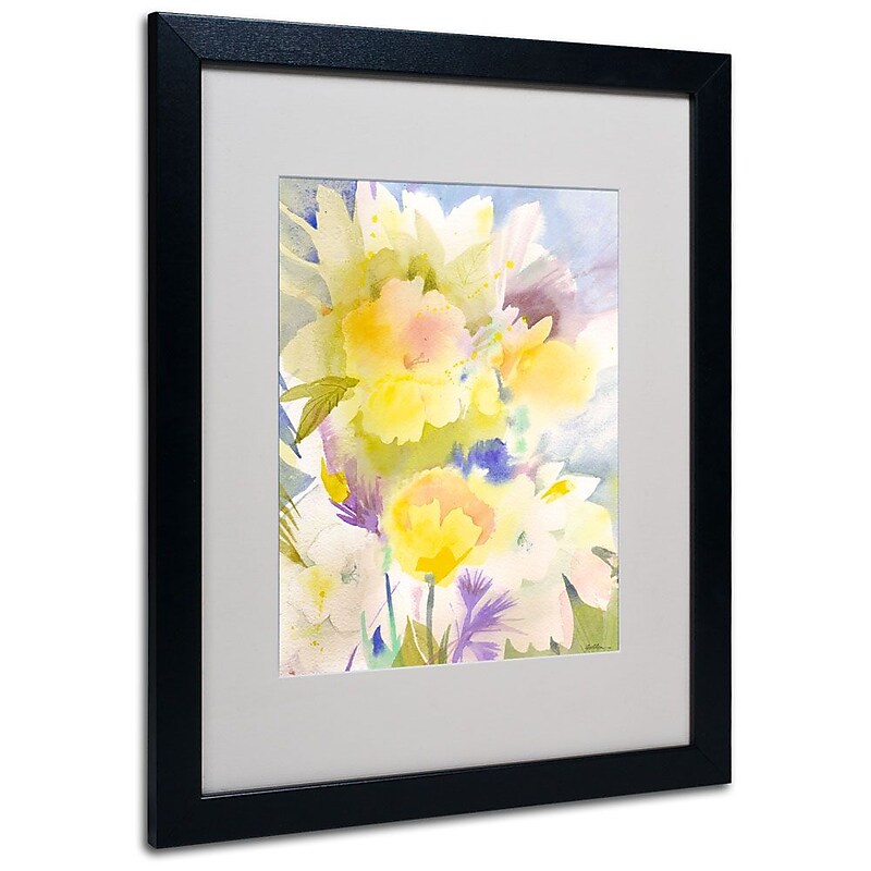 Trademark Fine Art 'Summer' 16" x 20" Black Frame Art image 1