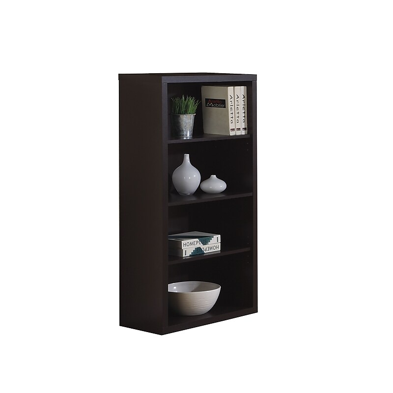 Monarch Bookcase With Adjustable Shelves, Cappuccino image 1