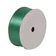 JAM Paper® Satin Ribbon, 7/8 Inch Wide x 7 Yards, Emerald Green, Sold Individually (2133716393)