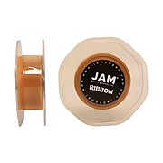 JAM Paper® Sheer Organza Ribbon, 7/8 Inch Wide x 25 Yards, Gold, Sold Individually (807SHGO25)