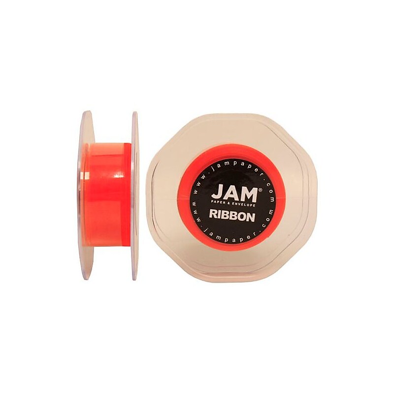 JAM Paper Sheer Organza Ribbon, Orange (807SHOR25) image 1