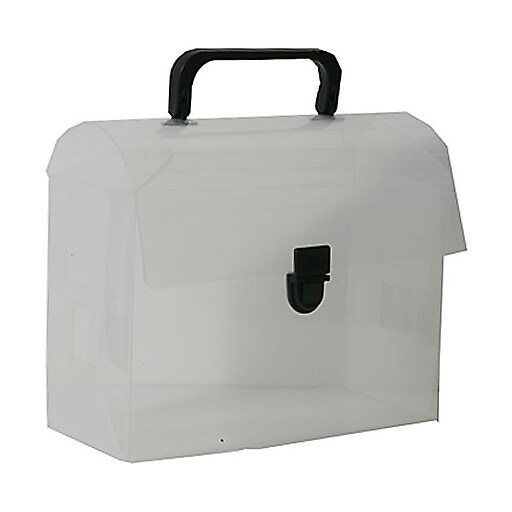 JAM Paper® Reusable Plastic Lunch Box, 6 x 9 x 4, Clear