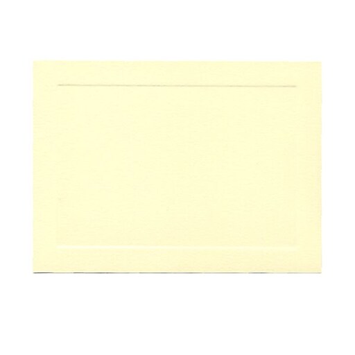 Shop Staples for JAM Paper® Blank Note Cards with Panel Border, A7 size