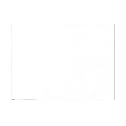 JAM Paper® Blank Note Cards, A7 size, 5 1/8 x 7, White, 100/pack