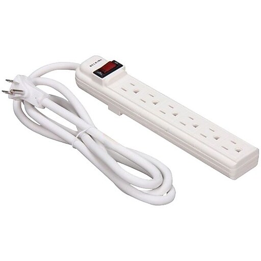 Belkin 6Outlet Power Strip with 5' Cord Staples