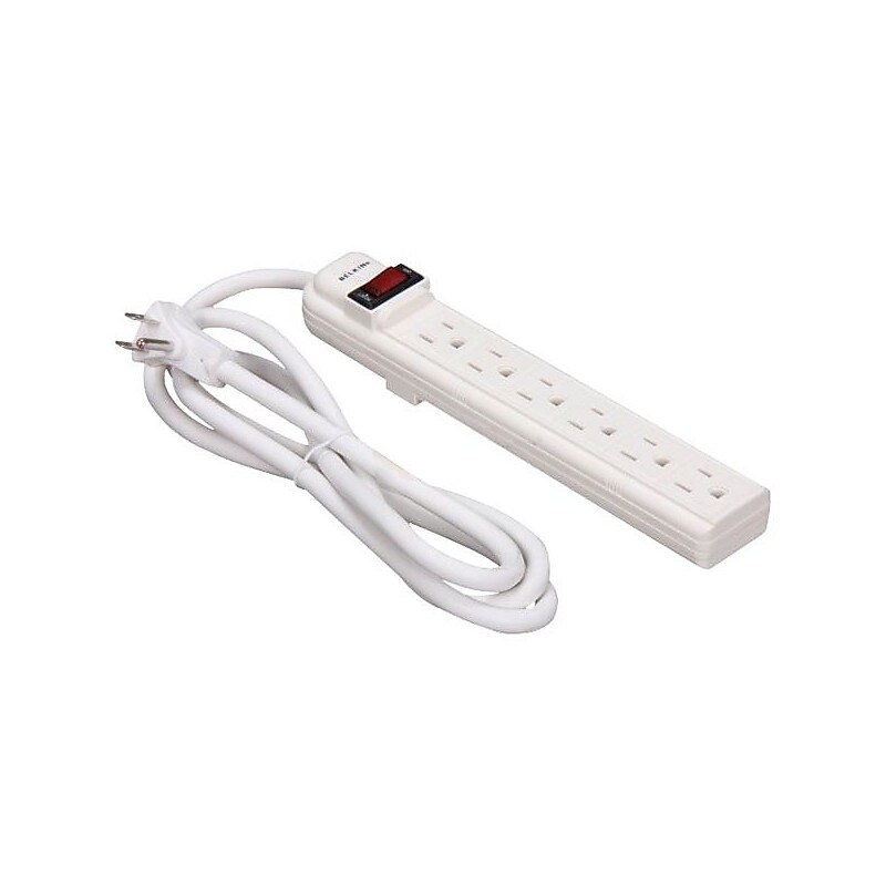 Belkin 6-Outlet Power Strip with 5' Cord (F9P609-05R-DP) image 1