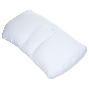 azul DadaAA Microbead Roll Pillow Roll Cojín suave cuello cintura espalda apoyo cabeza almohada dormir viaje dormir 
