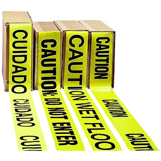 Shop Staples For Impact 3 X 1000 Polyethylene Caution Barrier