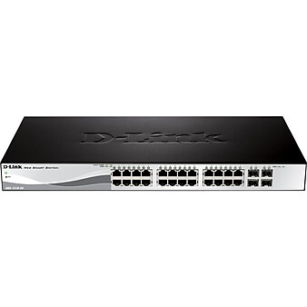 D-Link WebSmart Managed Gigabit Ethernet Switch, 28 Port (DGS-1210-28)