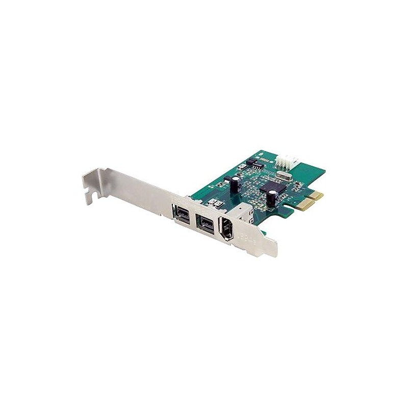 StarTech PEX1394B3 3 Port 2b 1a 1394 PCI-Express FireWire Adapter Card image 1