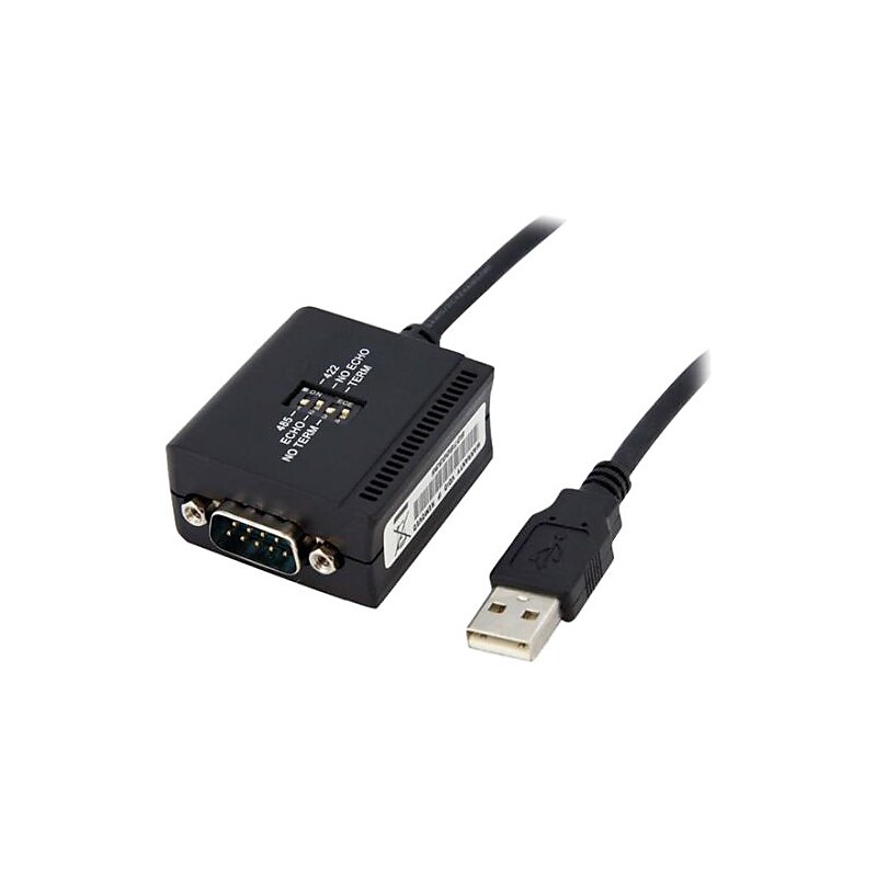 StarTech ICUSB422 6 ft Professional RS422/485 USB Serial Cable Adapter W/COM Retention image 1