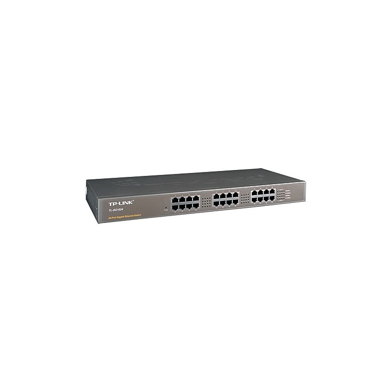 TP-LINK® Unmanaged Stackable Gigabit Ethernet Switch, 24 Port (TL-SG1024) image 1
