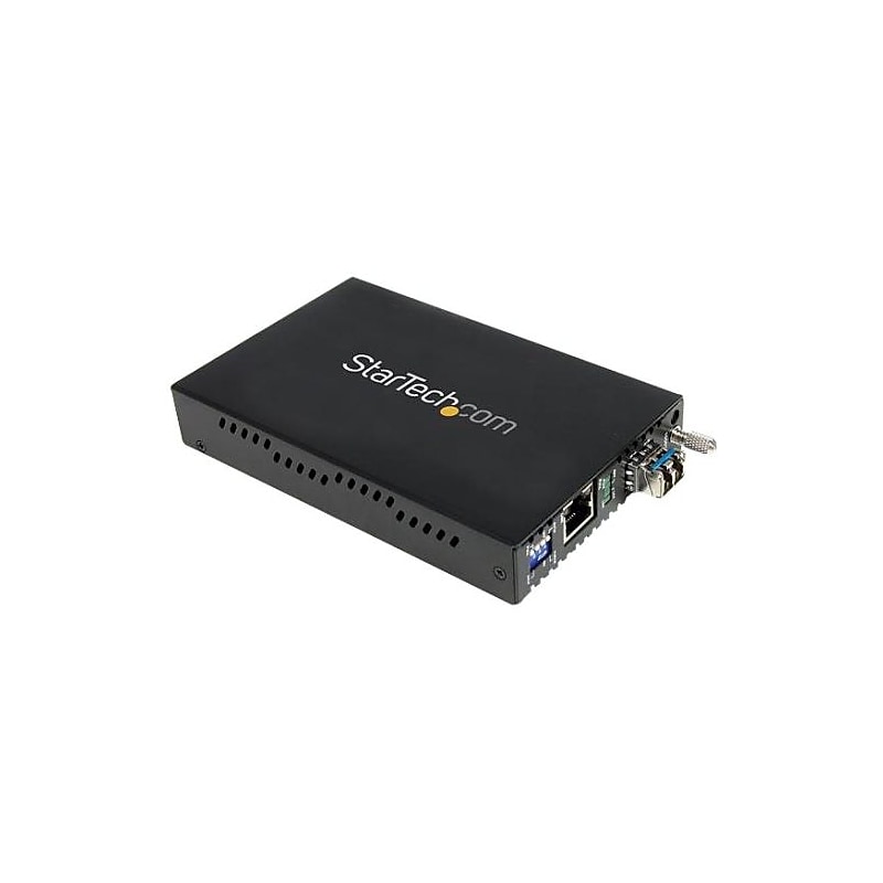 StarTech MCMGBSC055 LC 40 km 1000 Mbps Gigabit Single Mode Fiber Media Converter image 1